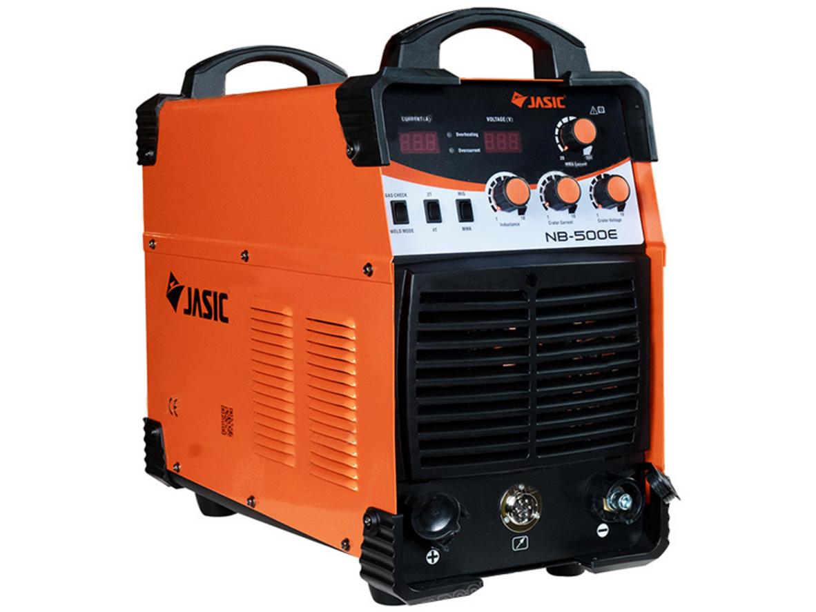 Nguồn 3 pha 380V giúp NB-500E vận hành ổn định trong xưởng nặng.
