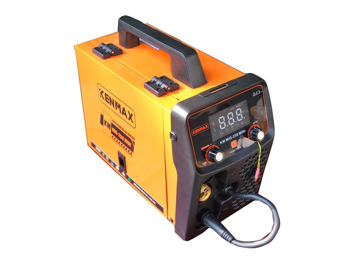 Máy hàn Kenmax KM MIG 250 Mini gọn máy, đa chức năng cho xưởng nhỏ.