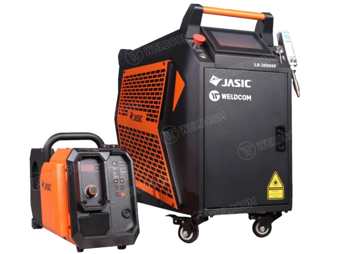 Jasic LS-20000F thế hệ thứ 3: máy hàn laser 2000W 3 trong 1 cho xưởng cơ khí.