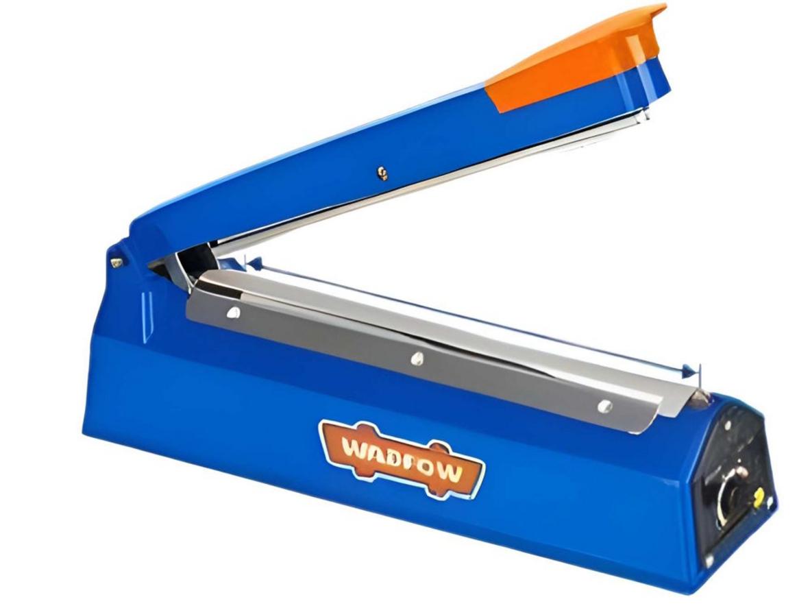 Máy hàn miệng túi 200mm Wadfow WXY2002 gọn nhẹ, dễ thao tác cho nhu cầu đóng gói nhỏ.
