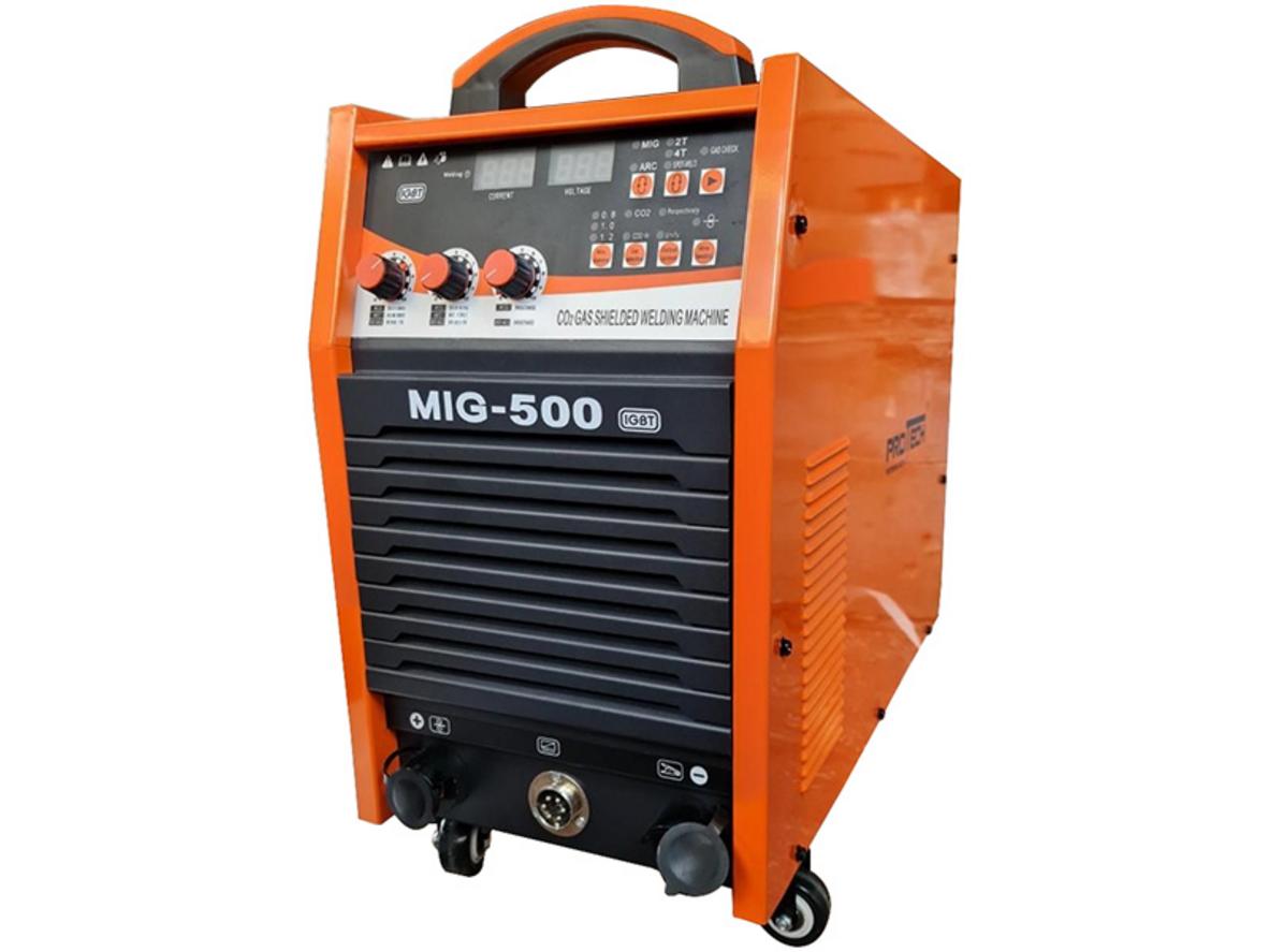 Máy hàn Mig Protech MIG500 công suất lớn, phù hợp xưởng cơ khí và kết cấu thép.