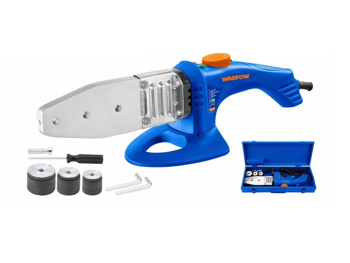 Máy hàn ống nhựa 800W Wadfow WWM1L15 gọn nhẹ, dễ thao tác cho thợ và DIY.