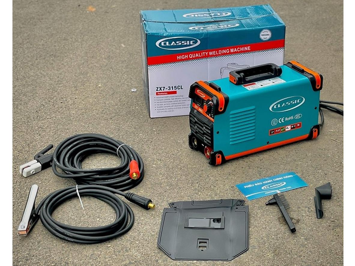 Công nghệ IGBT và dải dòng hàn rộng giúp ZX7-315CL vận hành ổn định.