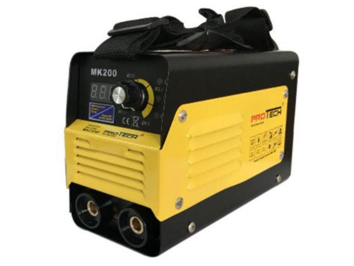 Máy hàn que mini Protech MK200 nhỏ gọn, dễ mang theo và phù hợp hàn dân dụng.