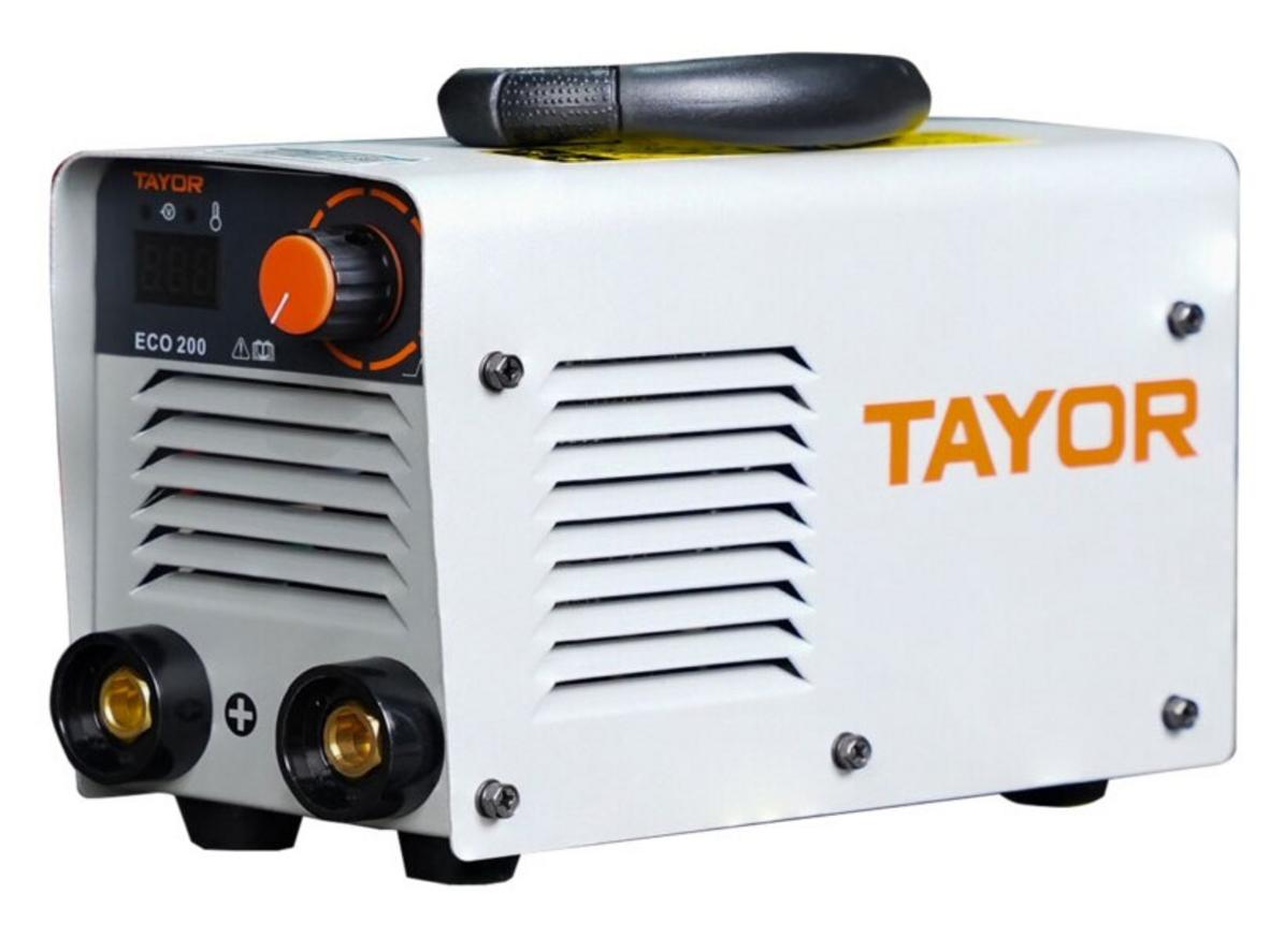 Máy hàn que Tayor ECO 200 nhỏ gọn, dùng điện 220V, phù hợp gia đình và thợ cơ động.