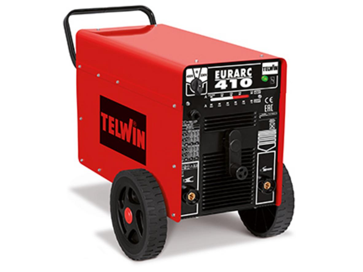 Telwin EURARC 410 phù hợp cho nhu cầu hàn nặng trong xưởng và công trình.