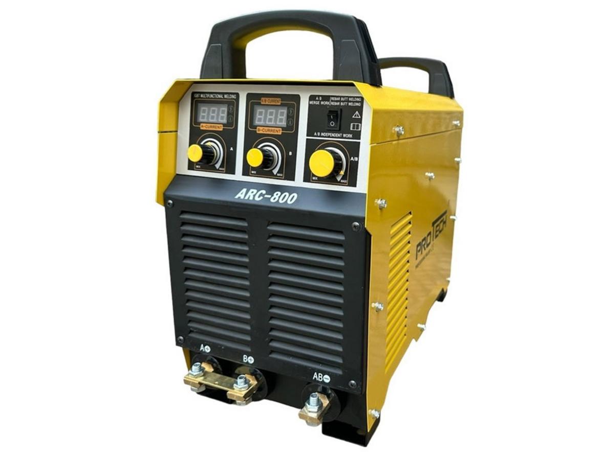 Máy hàn que thổi than Protech ARC-800 cho nhu cầu hàn công nghiệp cường độ cao.