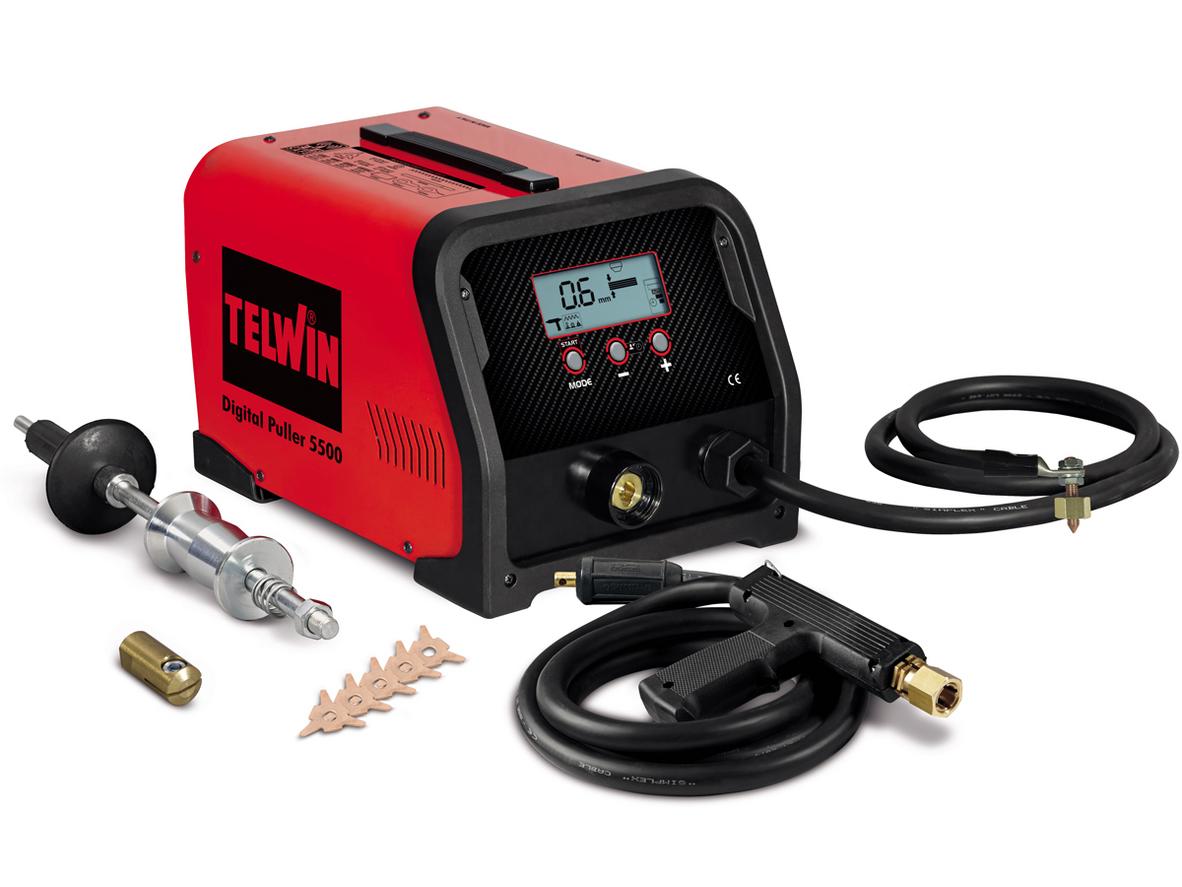 Telwin Digital Puller 5500 tối ưu cho phục hồi thân vỏ ô tô chuyên nghiệp.