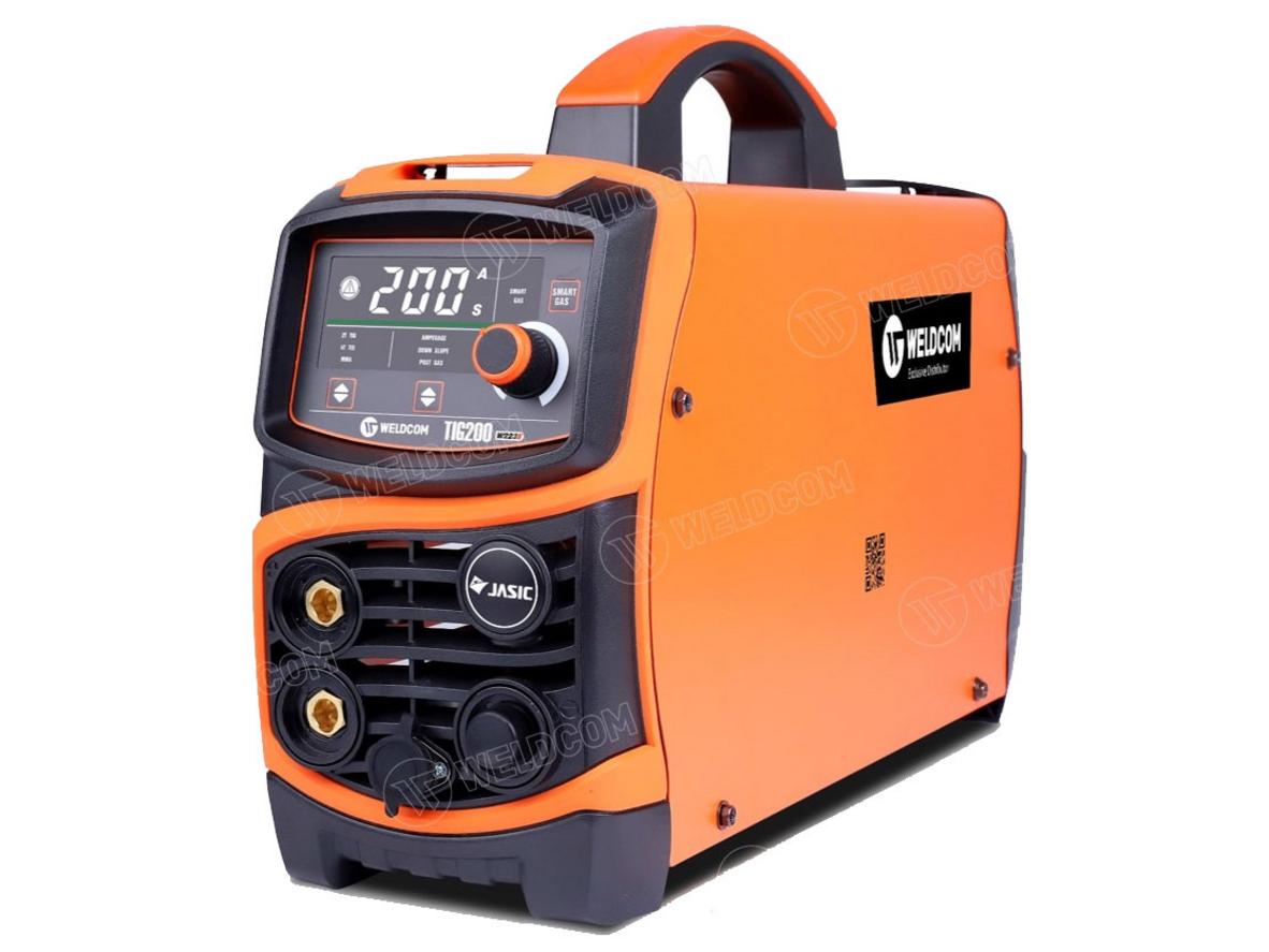 Máy hàn Tig Jasic TIG200 W223 II JET20 nhỏ gọn, dễ di chuyển, phù hợp xưởng cơ khí và thi công lắp đặt.