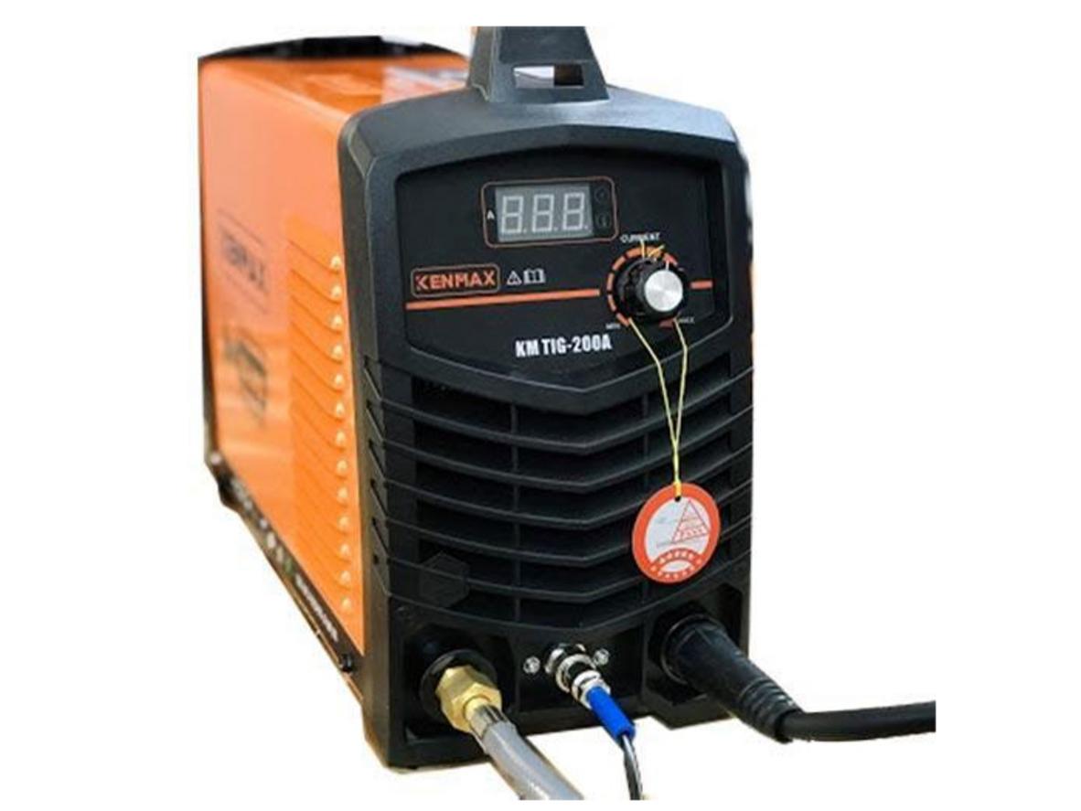 Máy hàn Tig Kenmax KM Tig 200A phù hợp hàn inox mỏng và xưởng cơ khí nhỏ.