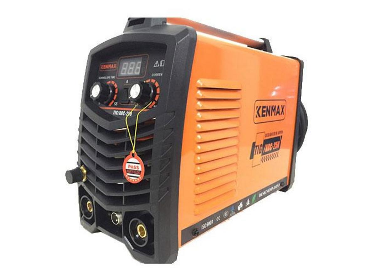 Máy hàn Tig Kenmax TIG/ARC 250 gọn nhẹ, đa chức năng cho xưởng cơ khí và công trình.