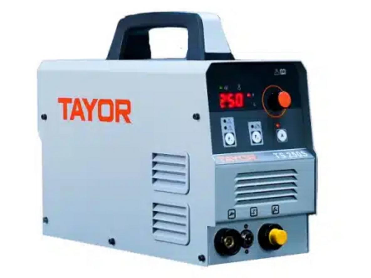 Máy hàn Tig Tayor TS-250S gọn 7.2kg, phù hợp cho xưởng cơ khí nhỏ.