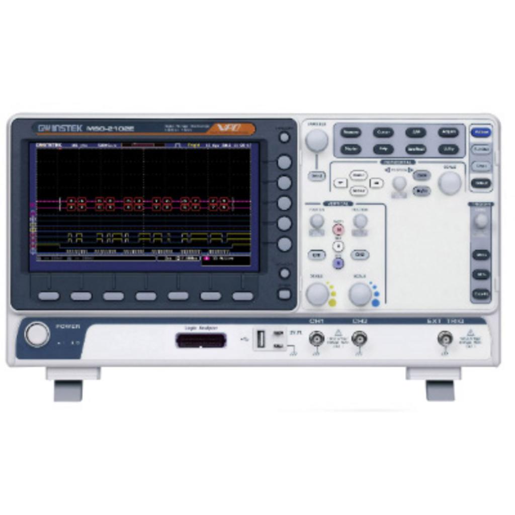 GW Instek MSO-2102E mixed-signal oscilloscope cho sửa chữa, R&D và phòng lab
