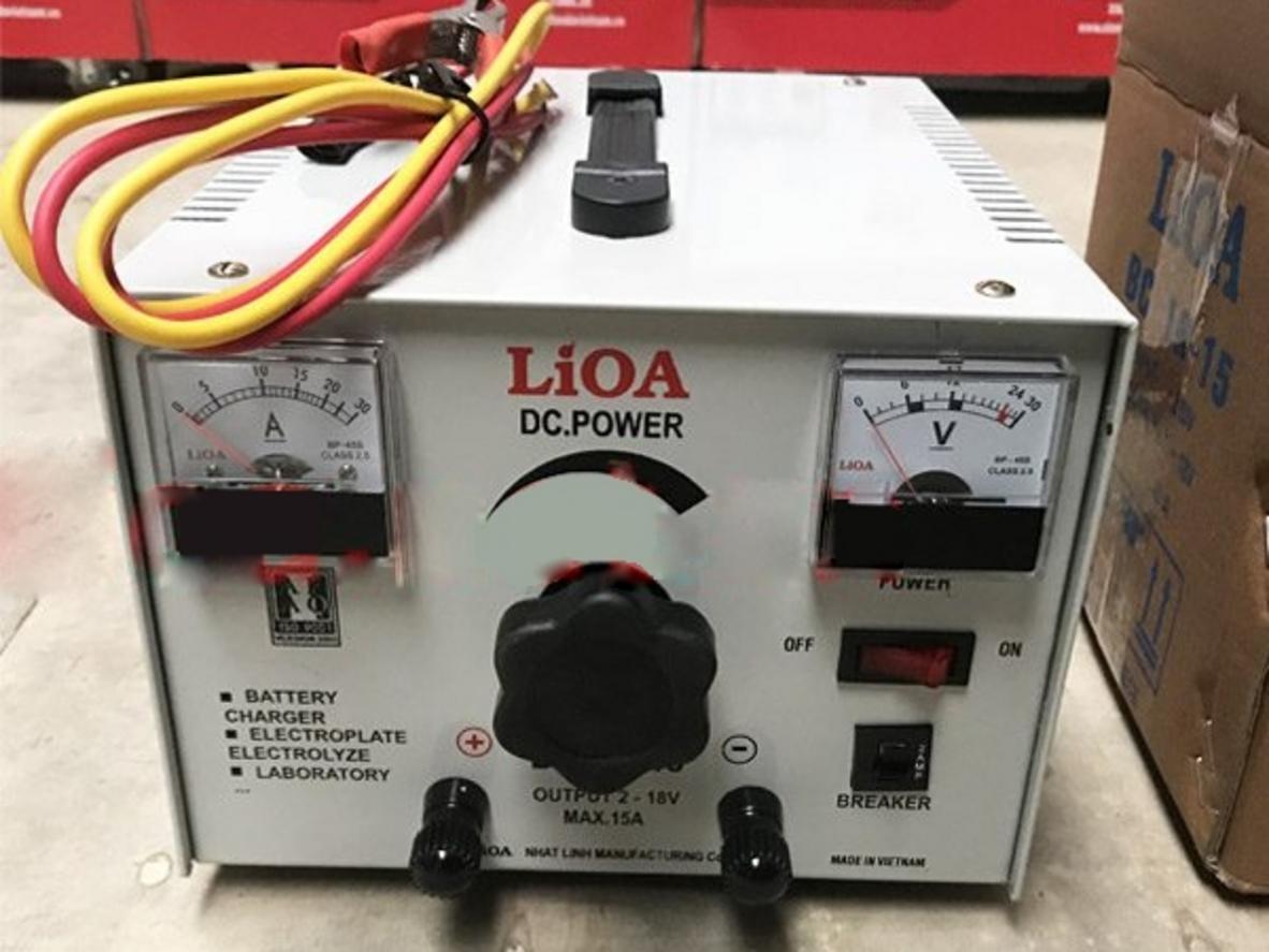 Tổng quan Máy nạp ắc quy Lioa BC1830 (0 - 18V, 30A)
