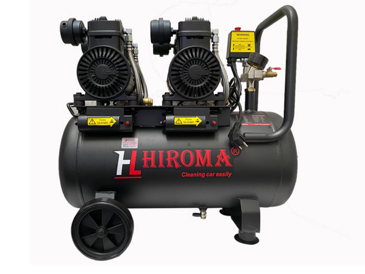 Tổng quan Máy nén khí chính hãng Hiroma DHL-0550 Plus (50 lít)