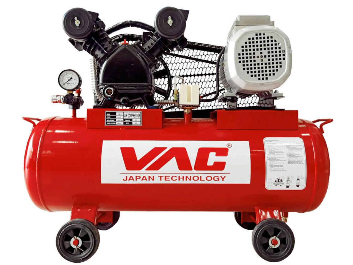 Tổng quan Máy nén khí có dầu 2 đầu bơm tua nhanh VAC VA11109 - 70 lít