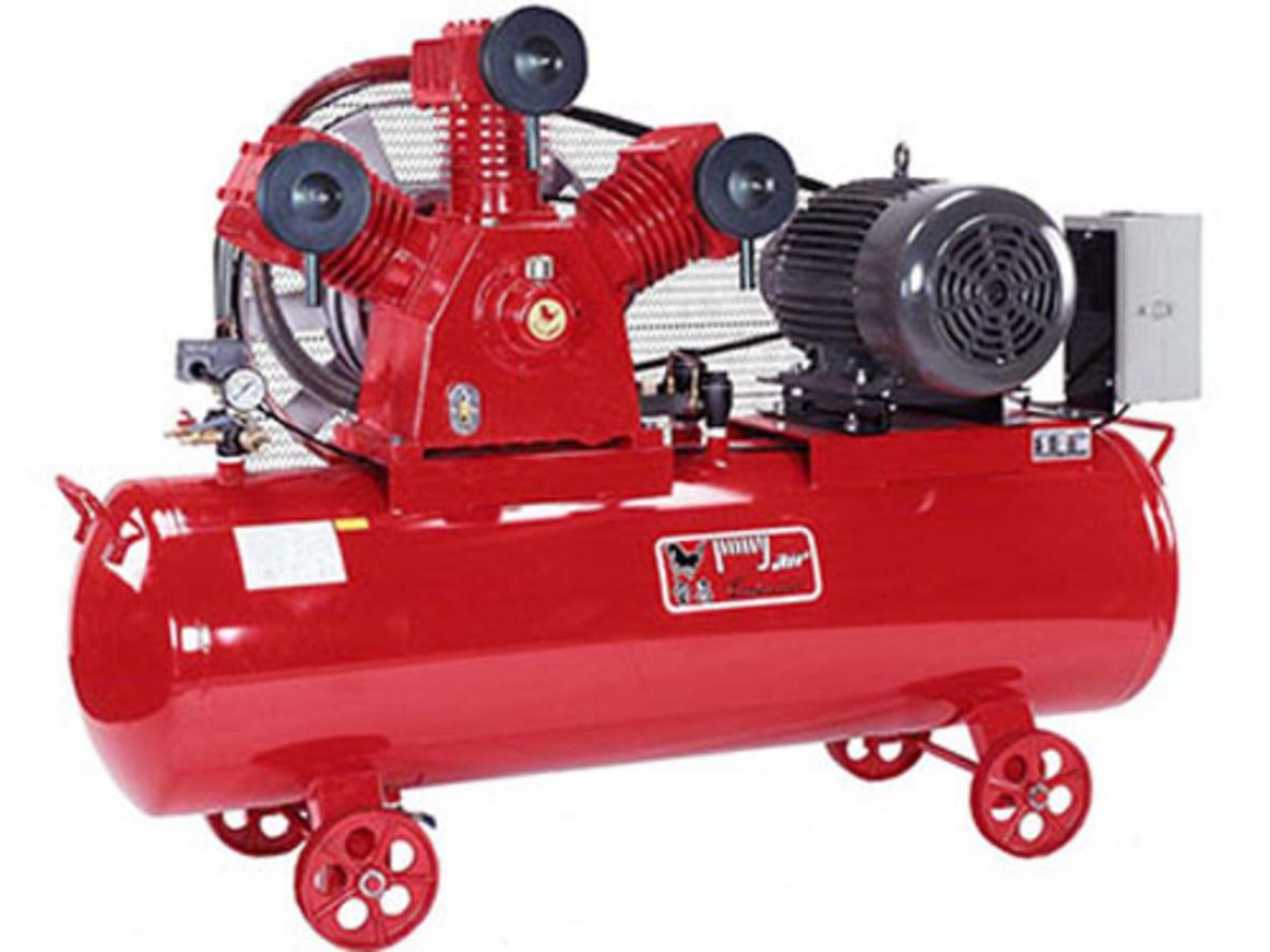 Tổng quan Máy nén khí dây đai 2 cấp Pony DK55W2-200NK 5.5HP/380V
