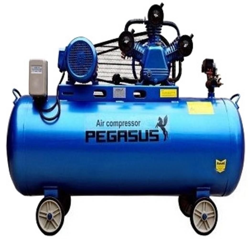 Tổng quan Máy nén khí dây đai Pegasus TM-W-0.36/8-330L (4HP)