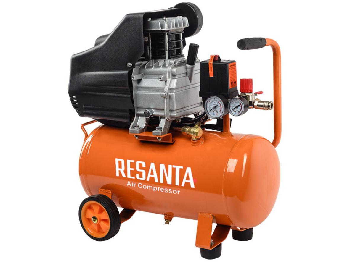 Tổng quan Máy nén khí dùng dầu Resanta 230/24 (74/7/8) - 24 lít, 1.600W