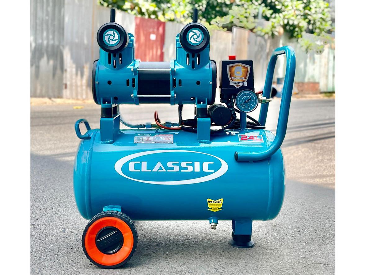 Tổng quan Máy nén khí không dầu Classic CLA-2024FO - 24 lít