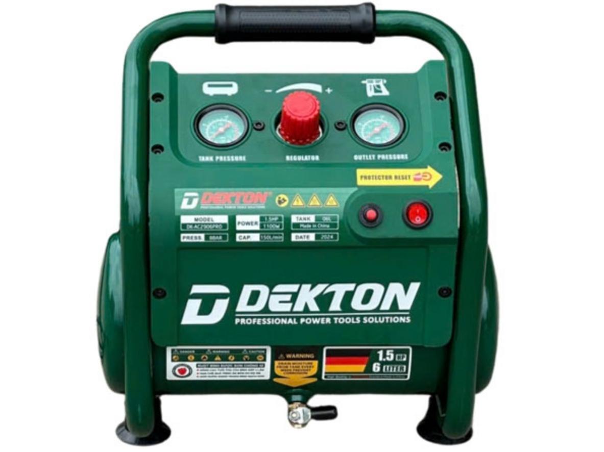 Tổng quan Máy nén khí không dầu Dekton DK-AC2906PRO (6 lít - 1.5HP)