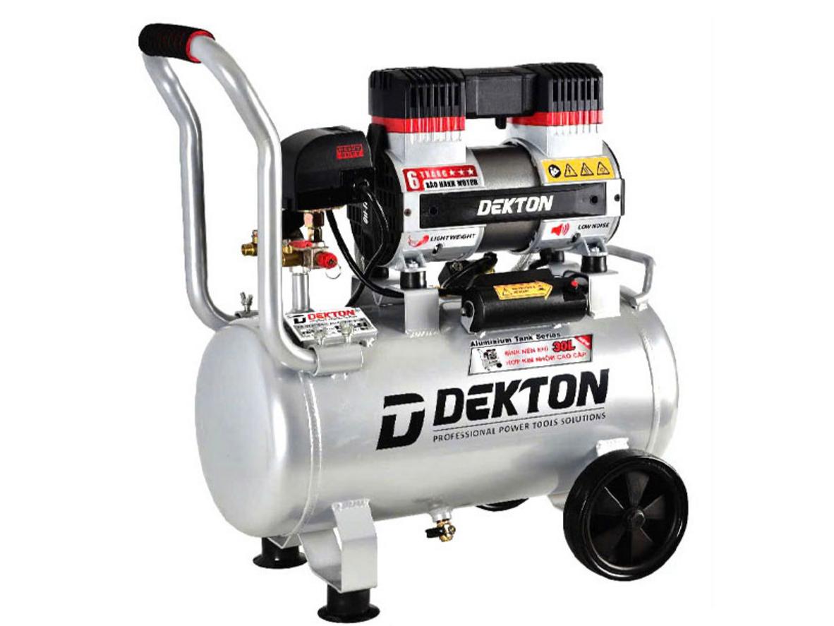 Tổng quan Máy nén khí không dầu Dekton DK-AC3930PROMAX (30 lít, 2HP, bình hợp kim nhôm)