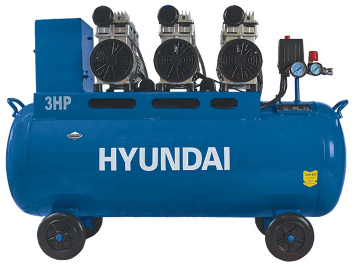 Tổng quan Máy nén khí không dầu Hyundai AH3-1100 - 100 lít