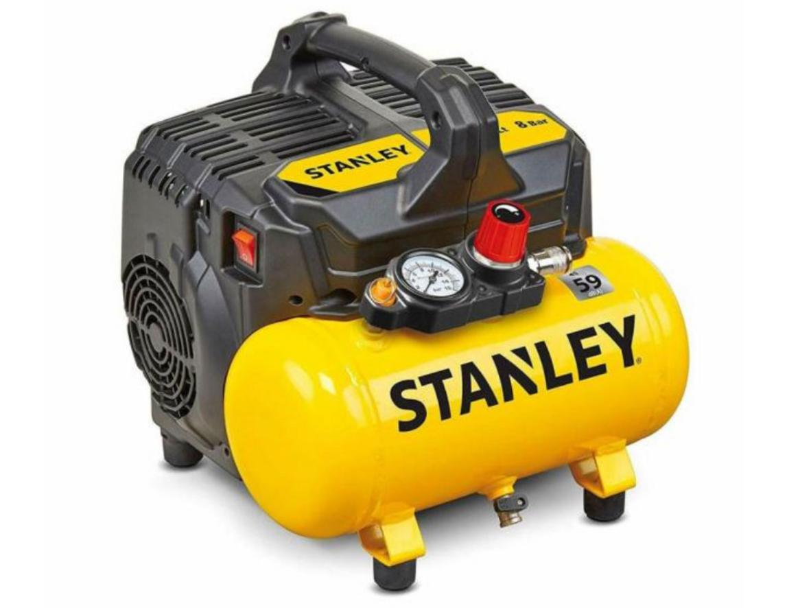 Tổng quan Máy nén khí Stanley DST100/8/6 (1HP - 6 lít, không dầu)