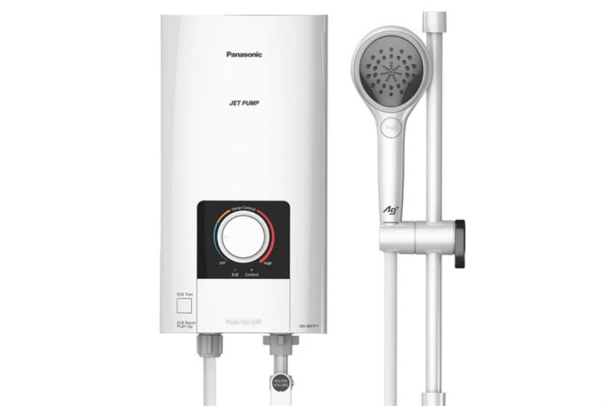 Panasonic DH-4NTP1VM mang lại dòng nước mạnh và ổn định cho phòng tắm gia đình.