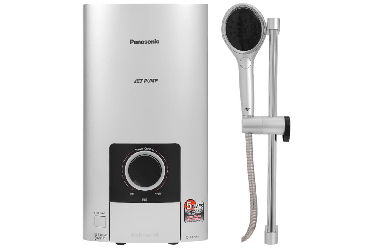 Máy nước nóng trực tiếp Panasonic DH-4NP1VS có bơm trợ lực cho nhà nước yếu.