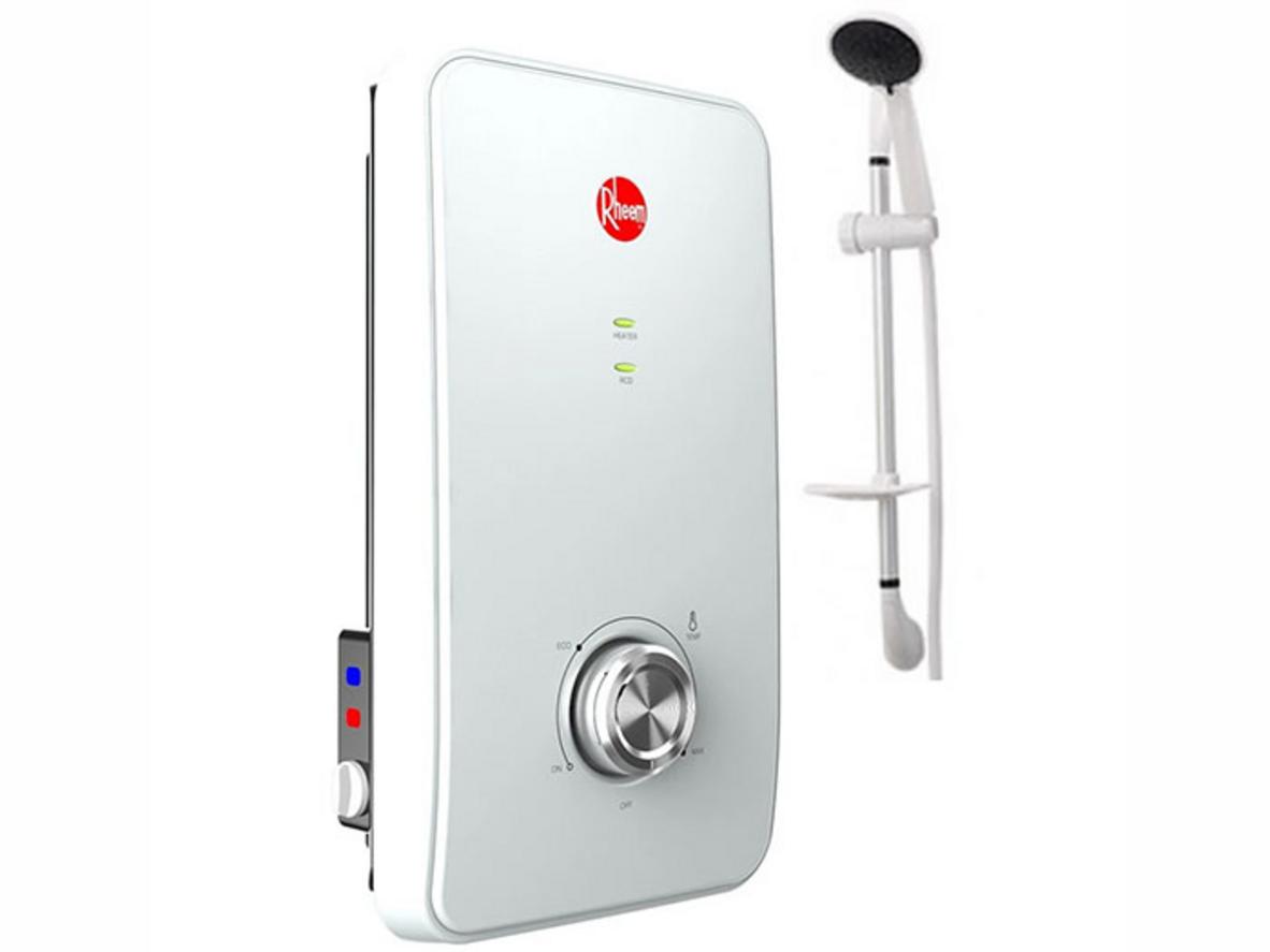 Rheem RH-688EPI WT: nóng nhanh, có bơm trợ lực, tối ưu cho nhà nước yếu.