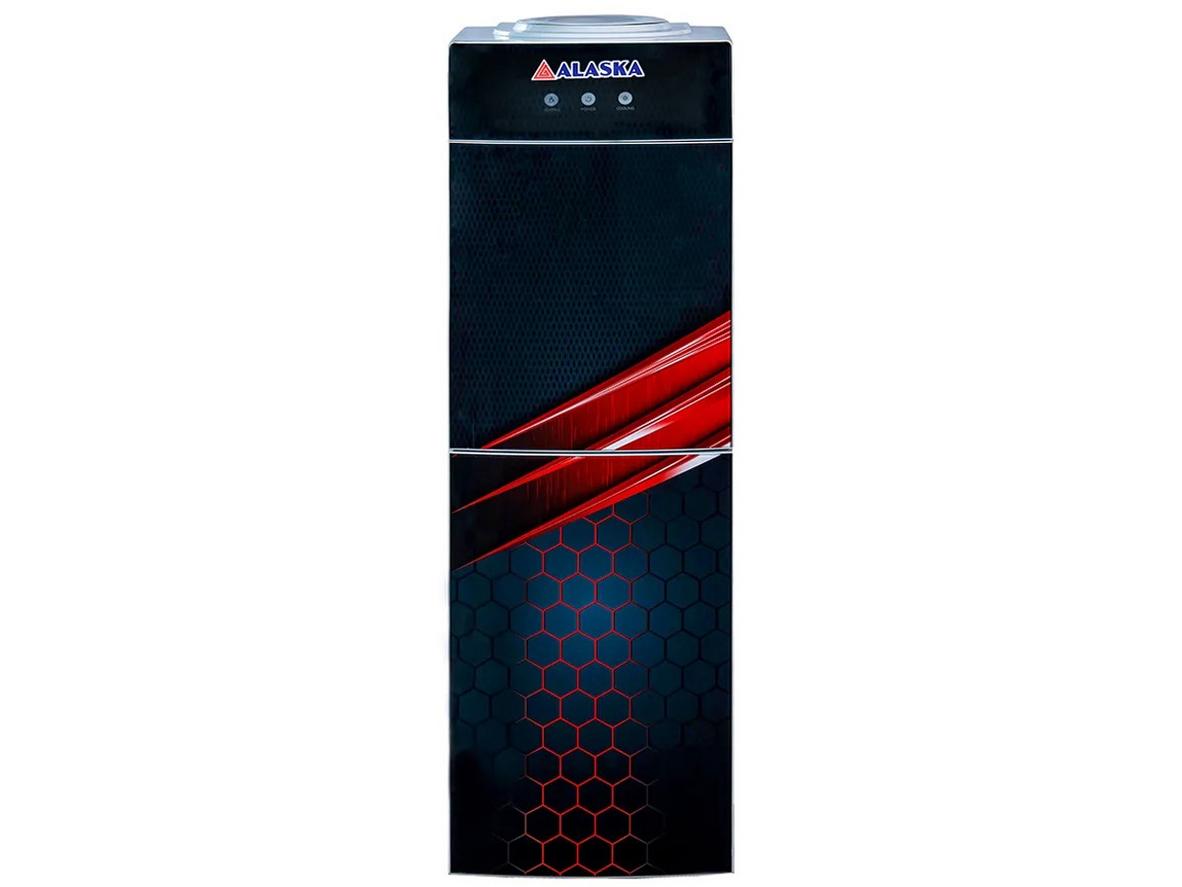 Alaska R-80C nổi bật với kiểu bình úp, 2 vòi nóng lạnh và ngăn lạnh tiện dụng.