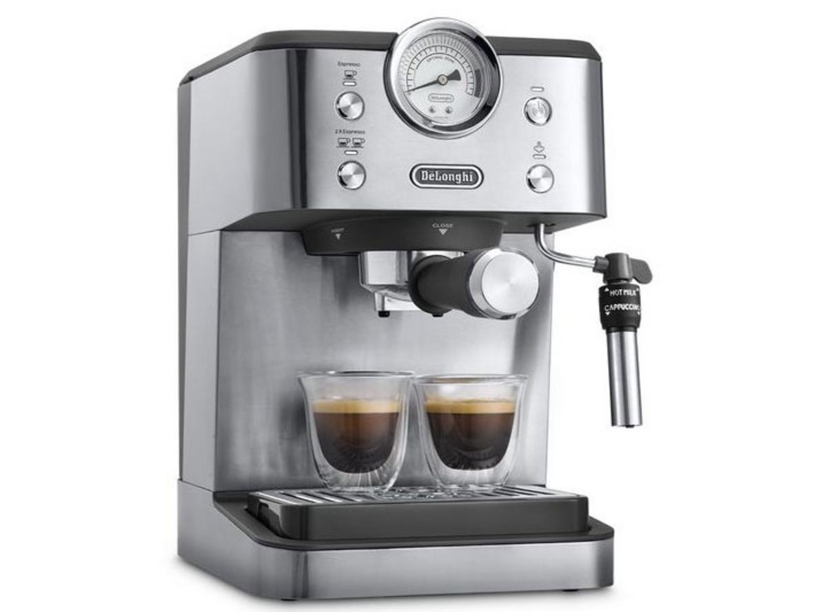 Delonghi EM450.M mang trải nghiệm espresso chuẩn quán vào bếp gia đình.