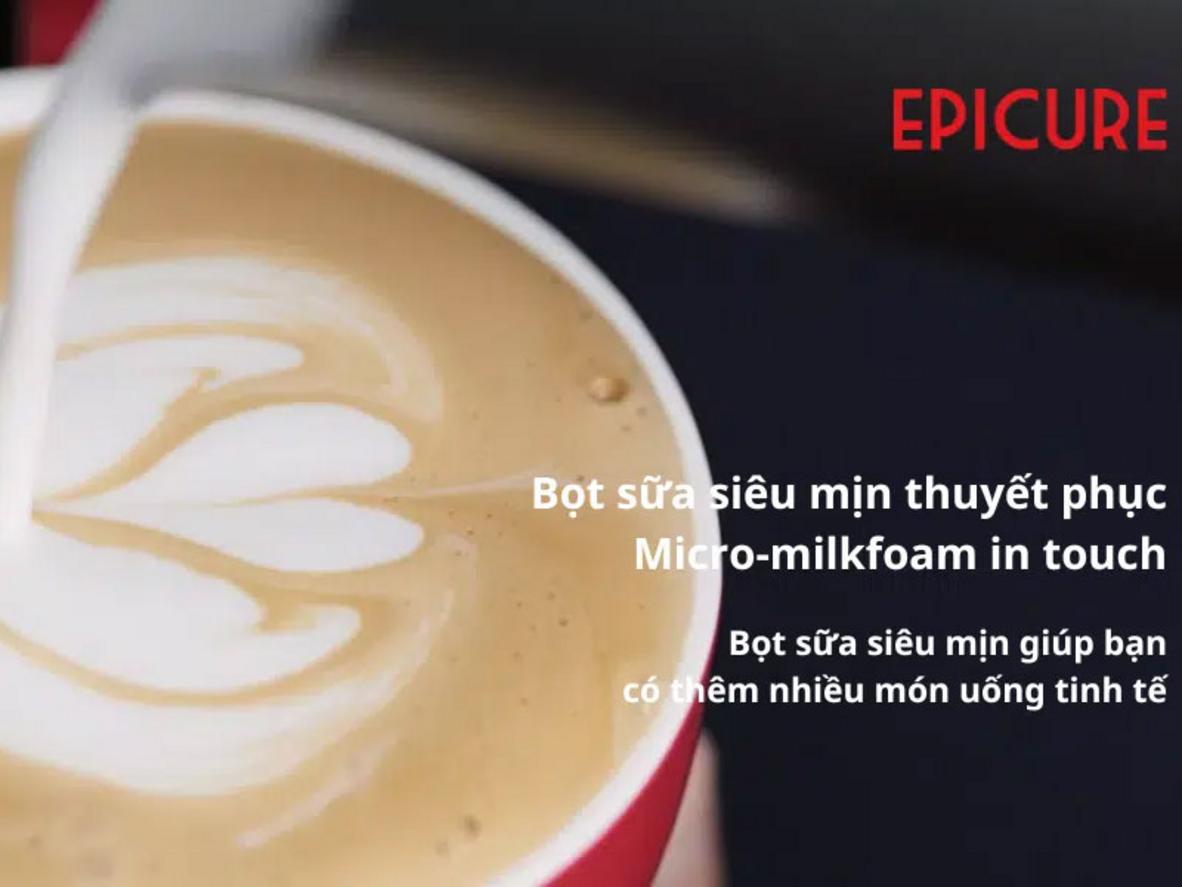Máy pha cà phê Kalerm E30 với thiết kế hiện đại, thao tác một chạm cho quán nhỏ và văn phòng.