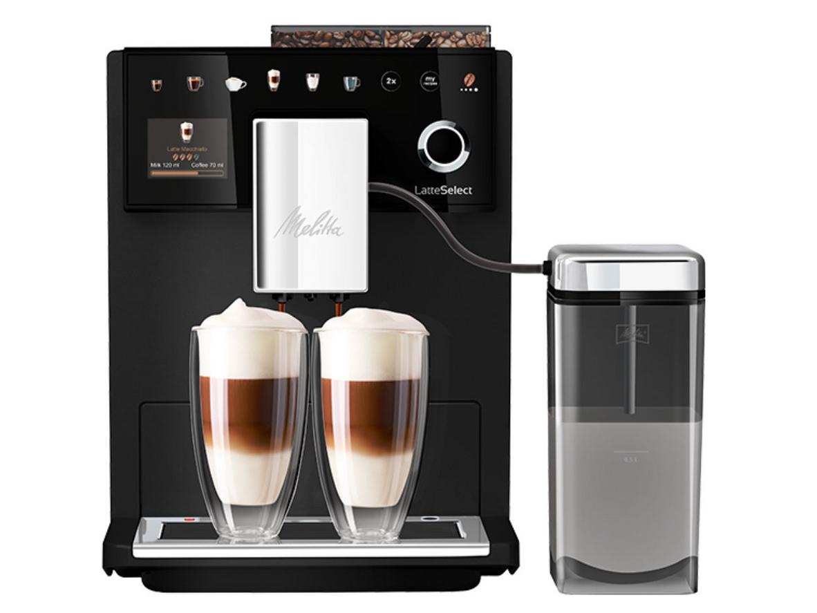 Máy pha cà phê Melitta Latte Select phù hợp cho gia đình và văn phòng nhỏ.