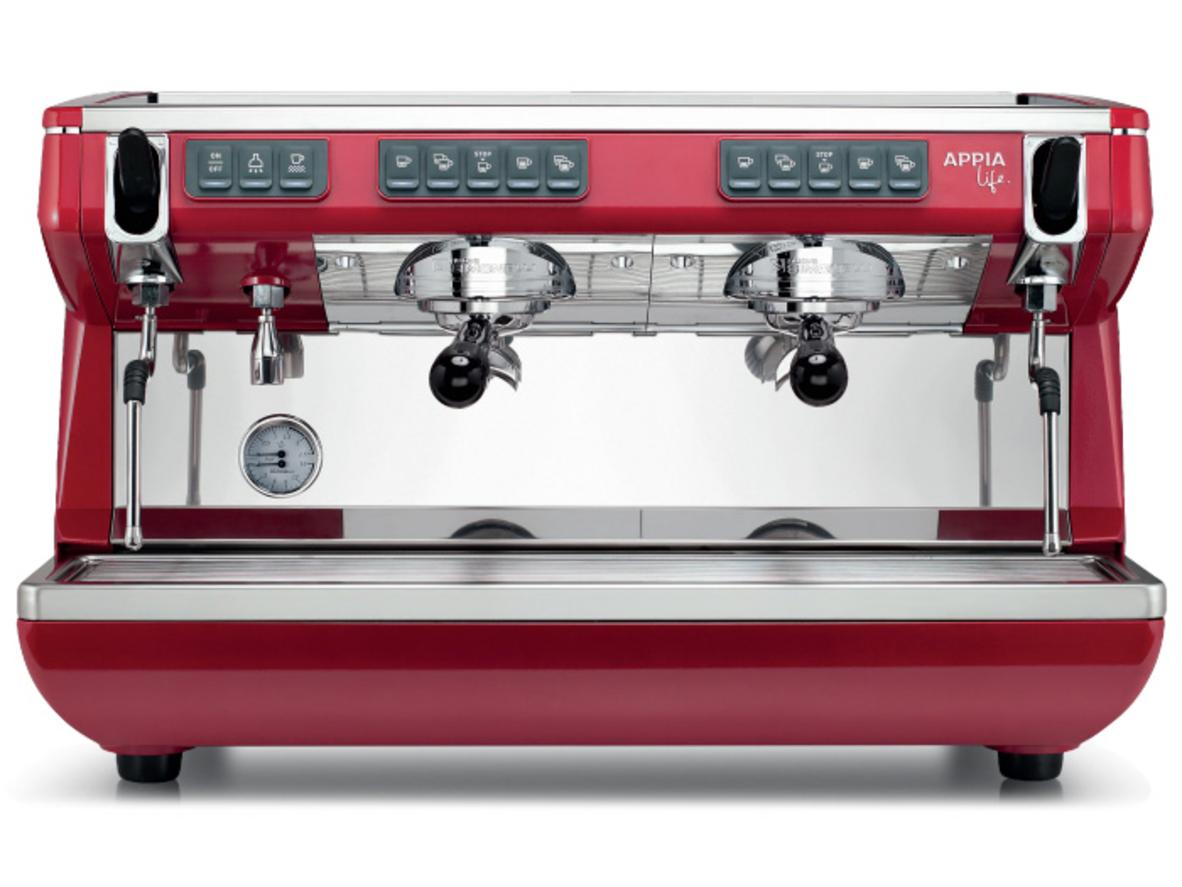 Máy pha cà phê Nuova Simonelli Appia Life 2 Groups Volumetric cho quán cần tốc độ và độ đồng đều.