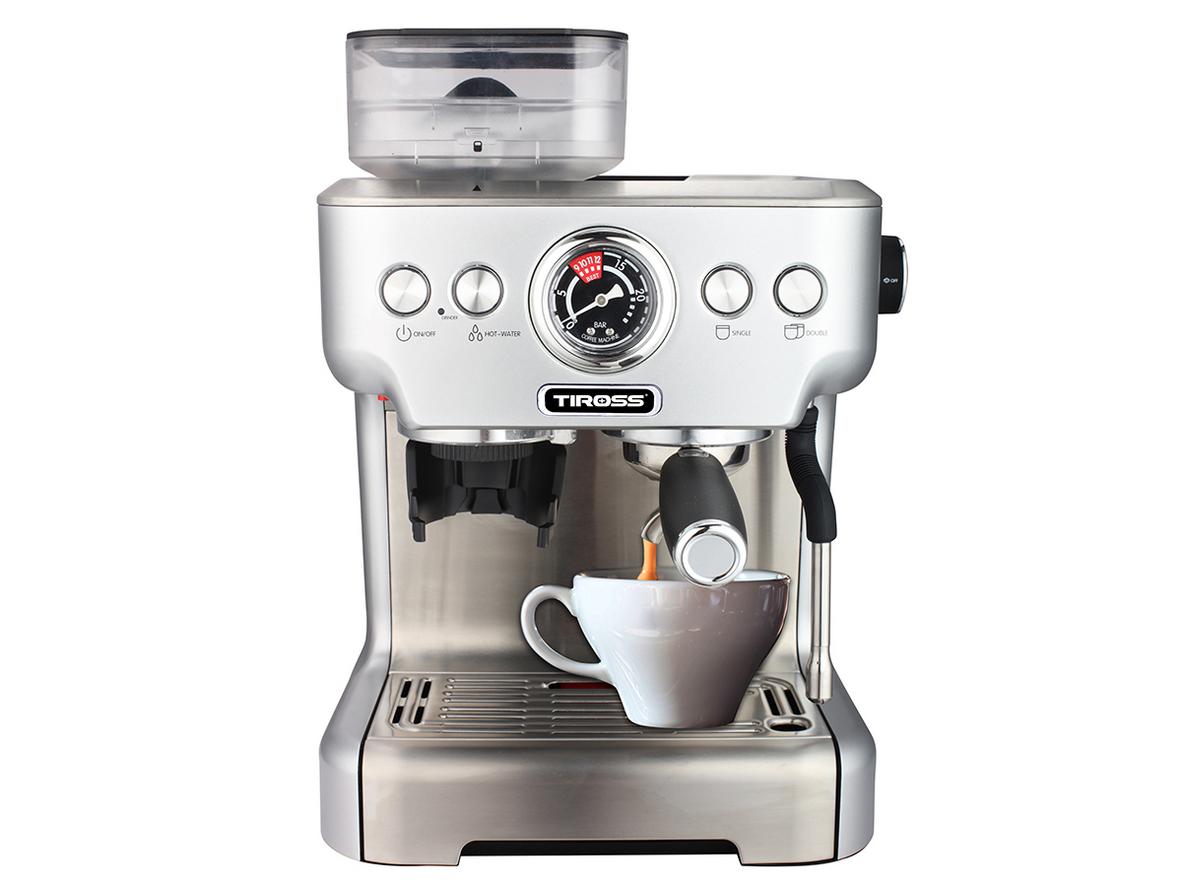 Máy pha cà phê Tiross TS6213 phù hợp cho gia đình, văn phòng và quán nhỏ.
