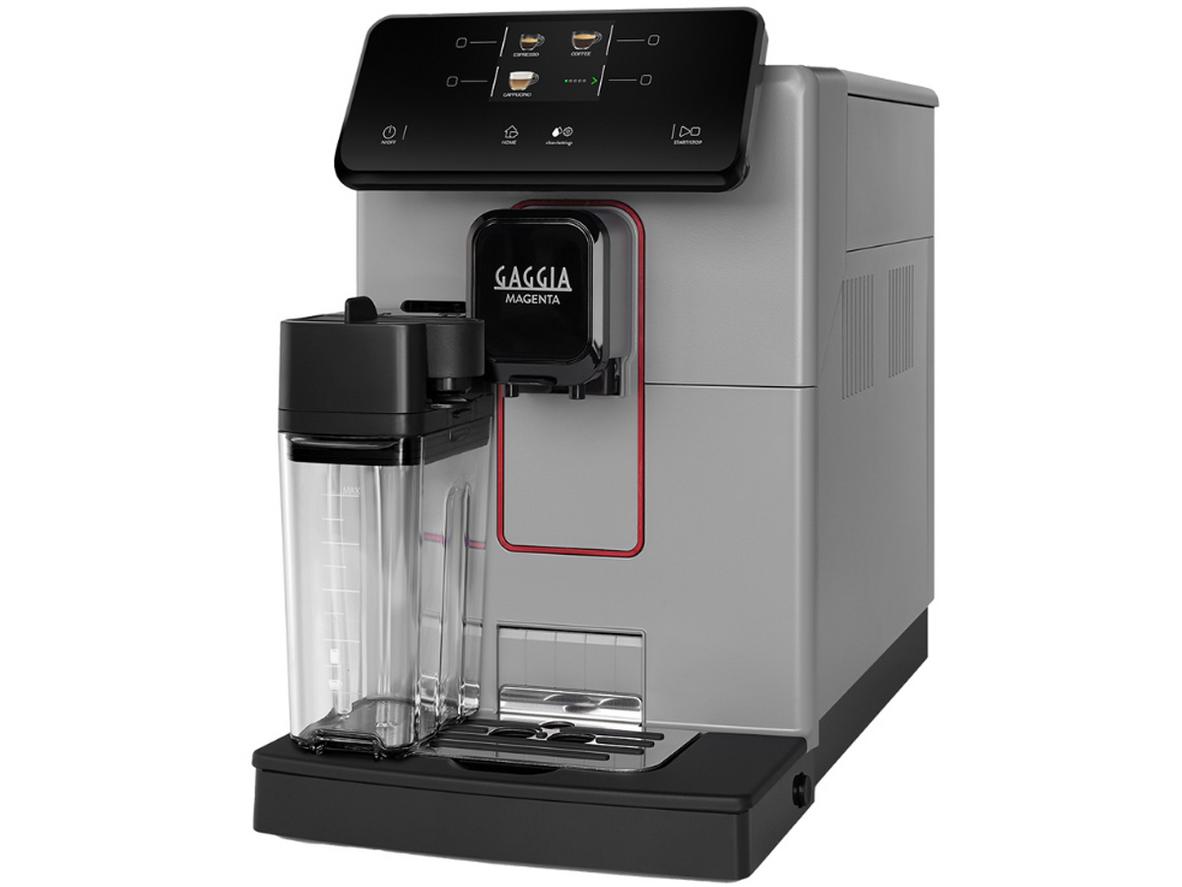 Máy pha cà phê tự động Gaggia Magenta Prestige Over Ice màu Moonlight Grey, phù hợp pha nhanh nhiều món tại nhà và văn phòng.