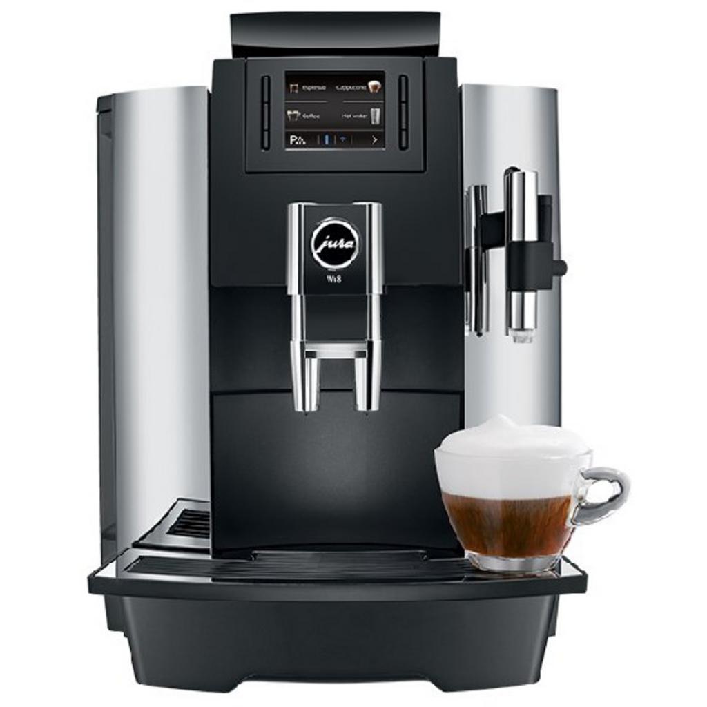 Máy pha cà phê tự động Jura Impressa WE8 phù hợp văn phòng và không gian phục vụ chuyên nghiệp.