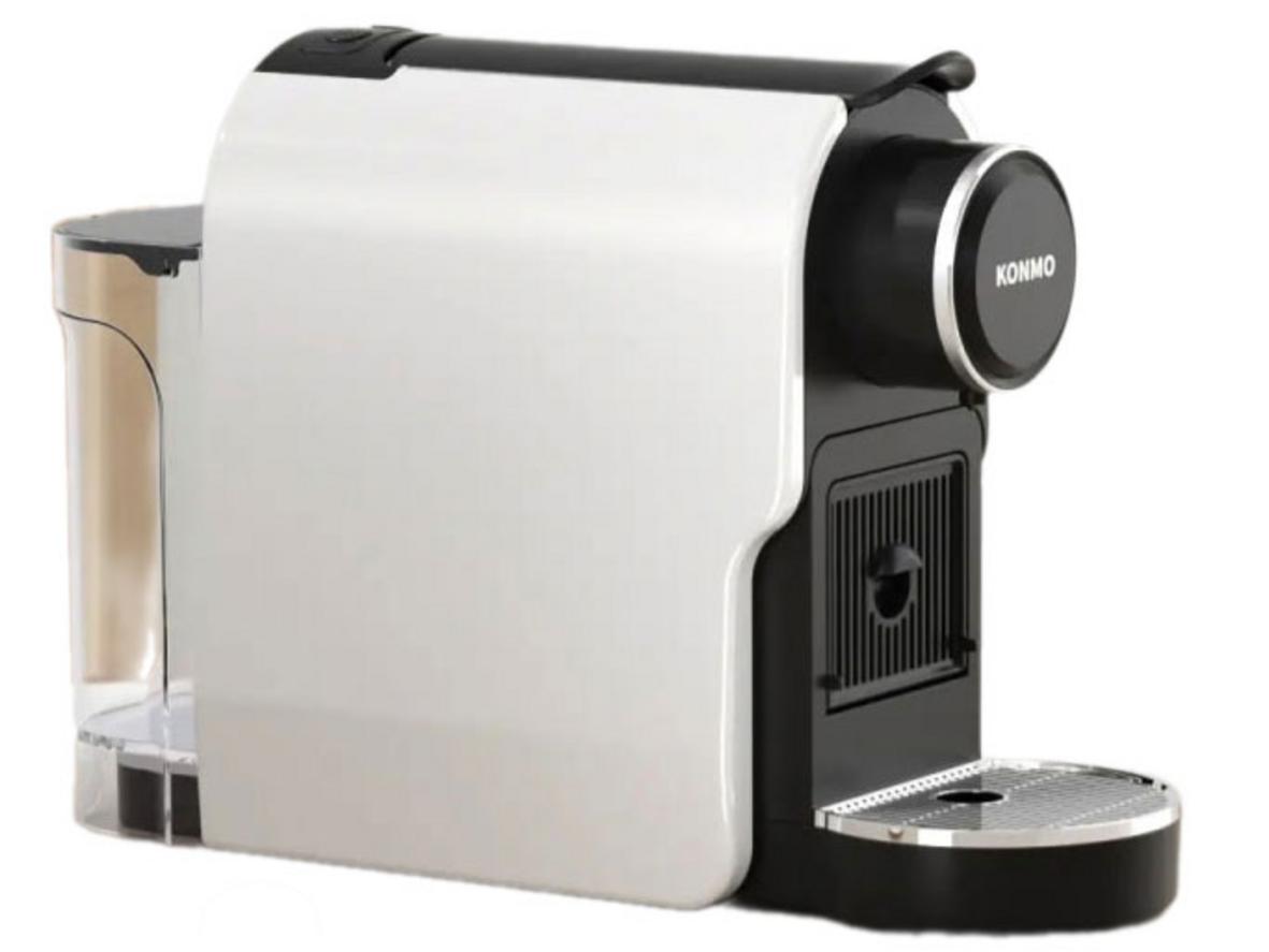 Máy pha cà phê viên nén Konmo C-Plus KM-C0518C nhỏ gọn, pha nhanh Espresso và Lungo cho gia đình hoặc văn phòng.