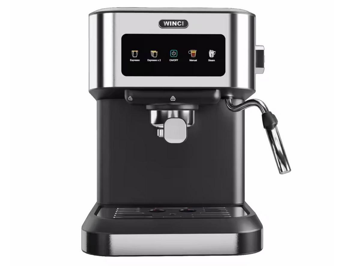 Máy pha cà phê Winci CM3000 Pro với cảm ứng một chạm và bình nước 1,5 lít.