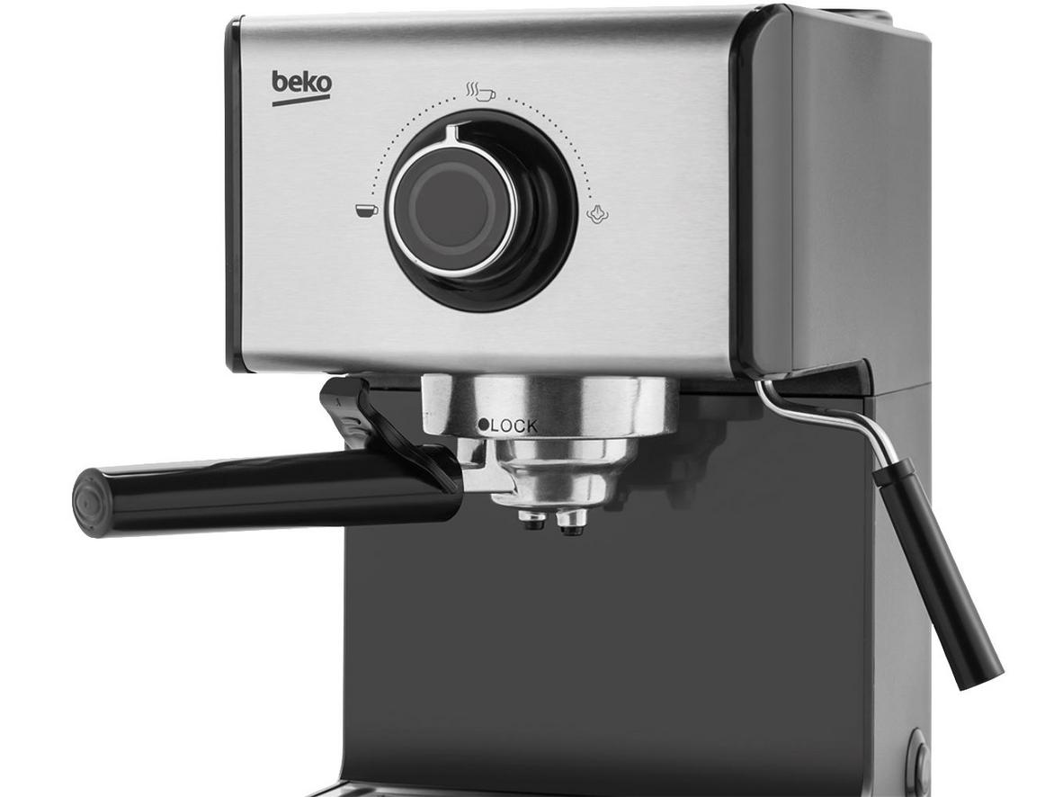 Máy pha cafe espresso Beko CEP5152B nhỏ gọn, dễ đặt trong bếp gia đình hoặc văn phòng nhỏ.