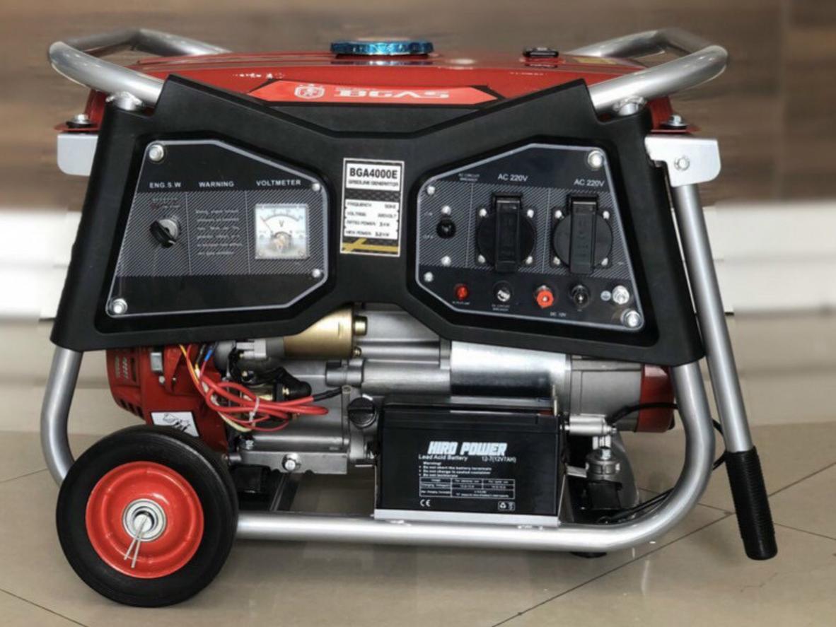Thông số chính của máy phát điện Bgas BGA4000E (3.2KW).