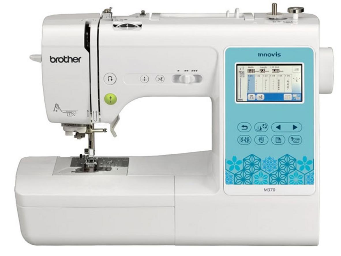 Brother M370 hỗ trợ may và thêu linh hoạt trên cùng một máy.