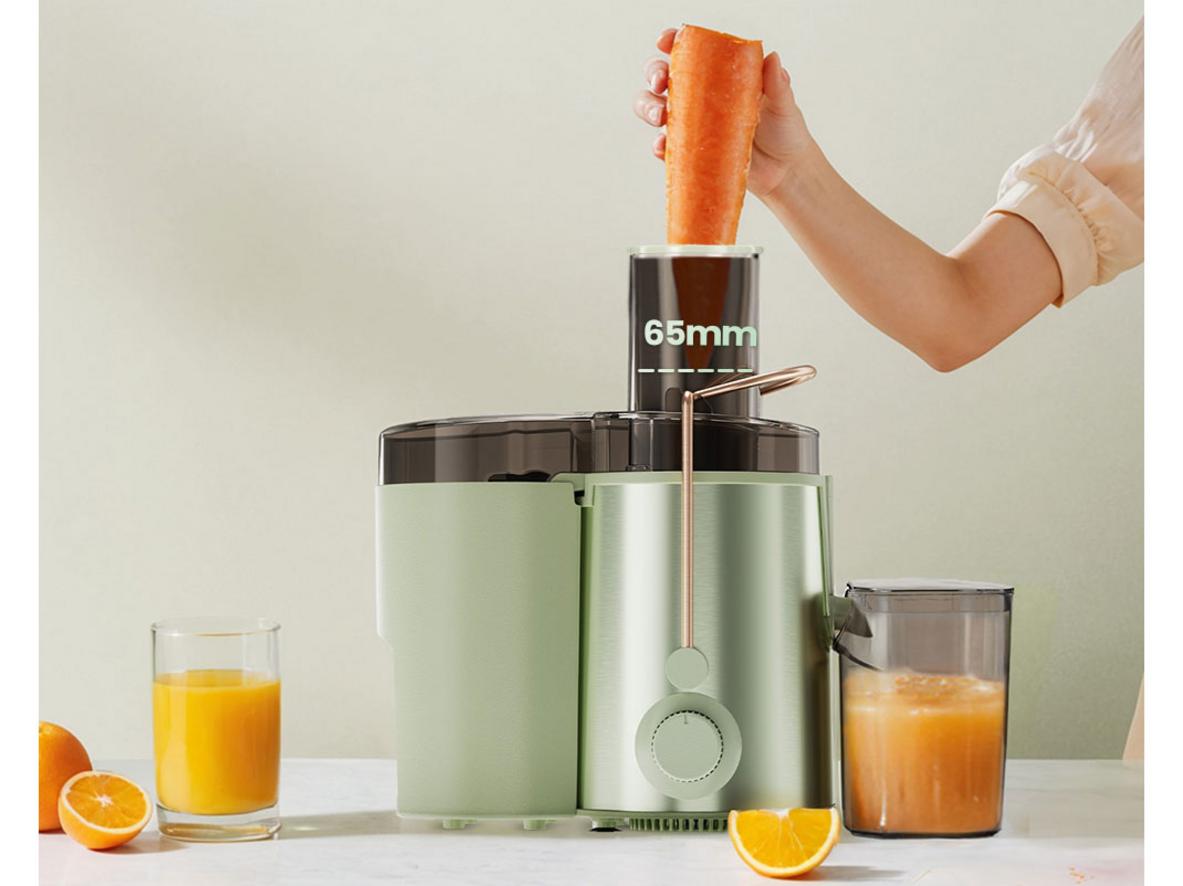 Giảm sơ chế, tiết kiệm thời gian với miệng tiếp nguyên liệu 65mm