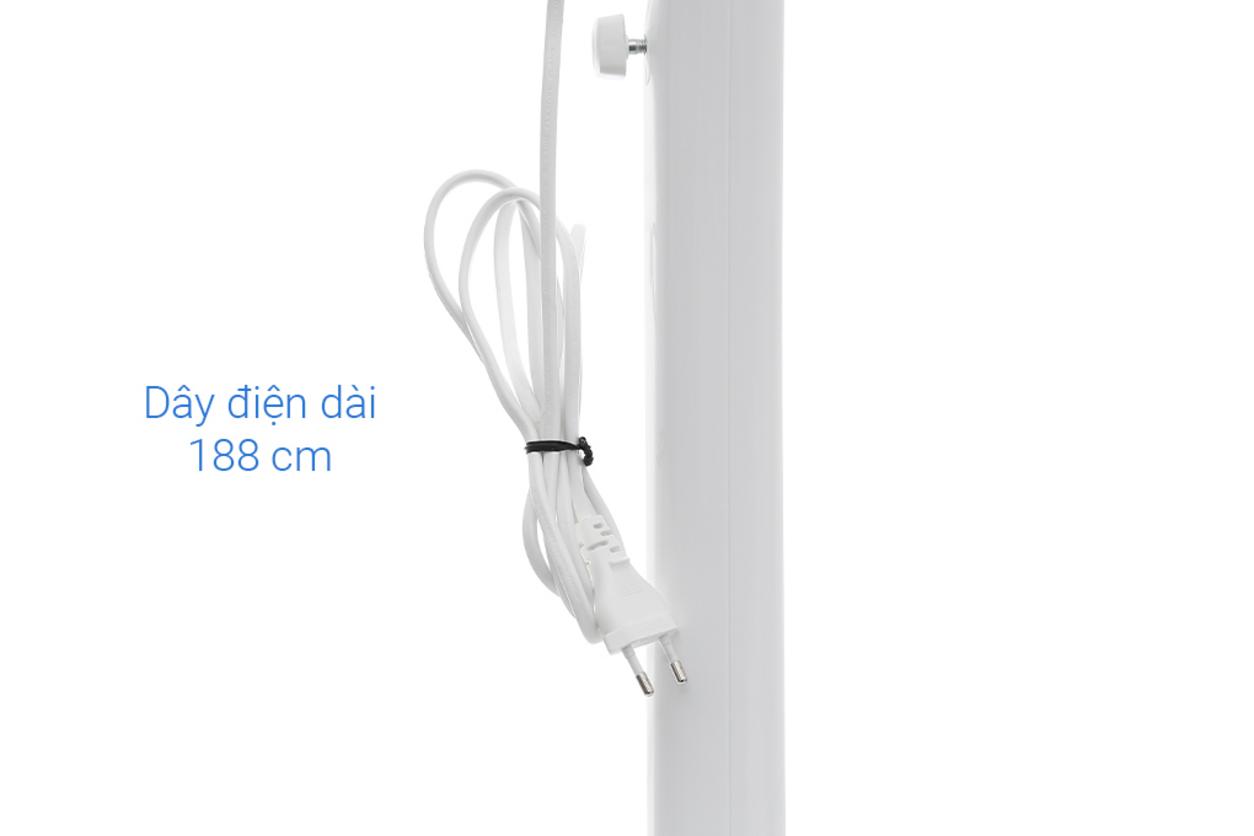 Motor bạc đạn giúp quạt vận hành êm và bền hơn.