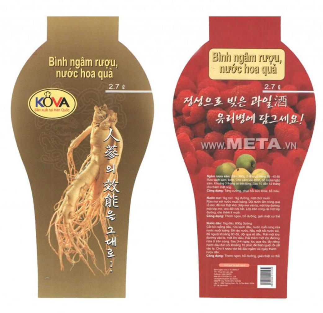 Nắp kín hơi với gioăng làm kín giúp bảo quản tốt hơn.