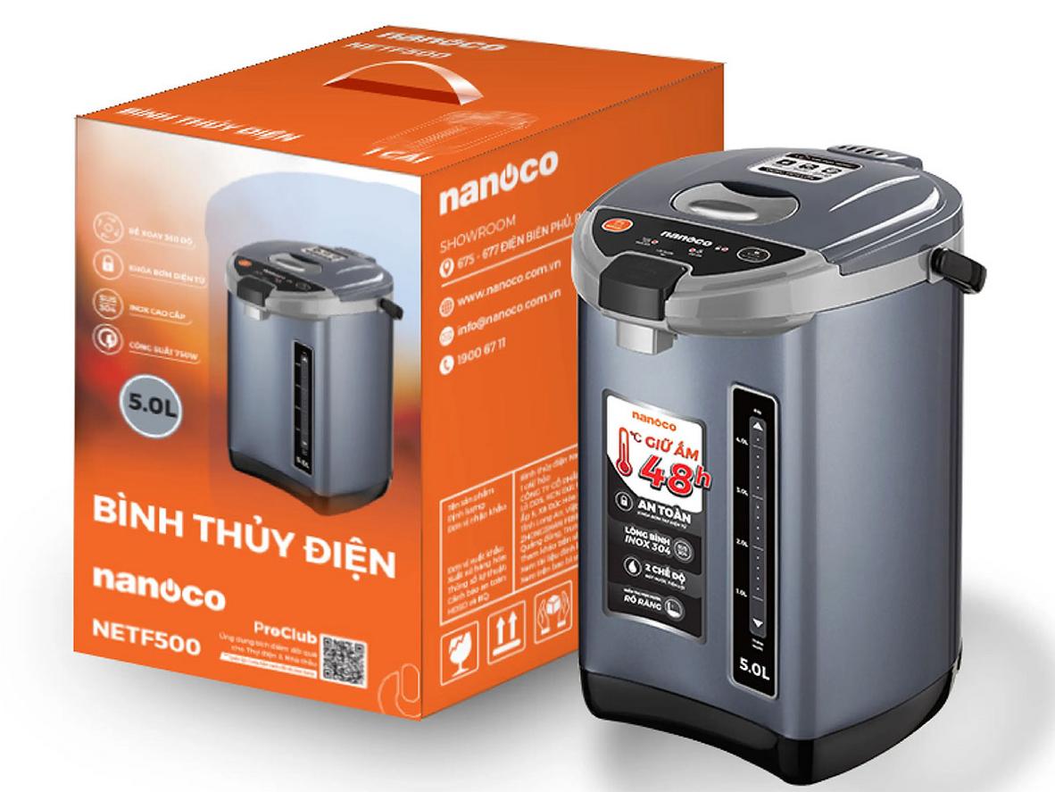 Dung tích 5 lít đáp ứng nhu cầu nước nóng liên tục.