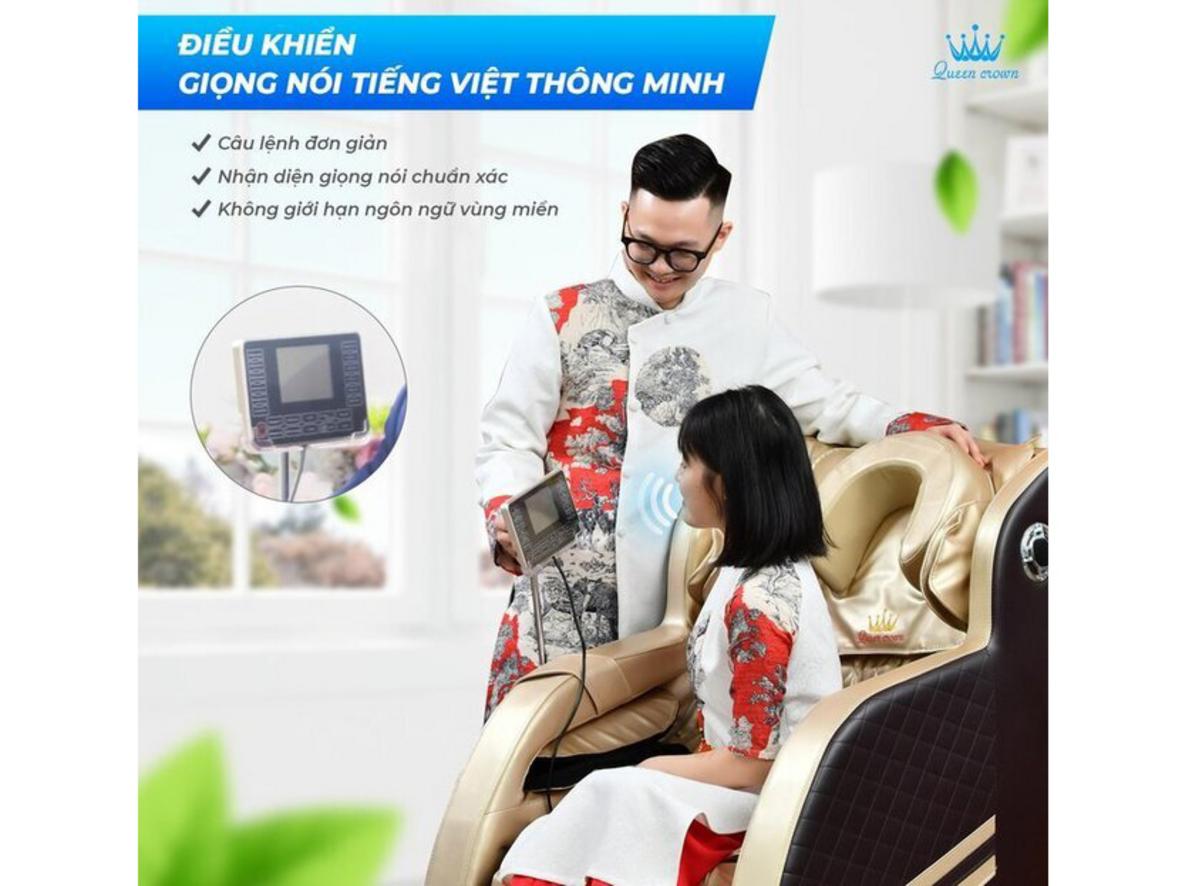 Nhiệt hồng ngoại 45 độ C và điều khiển giọng nói tiếng Việt