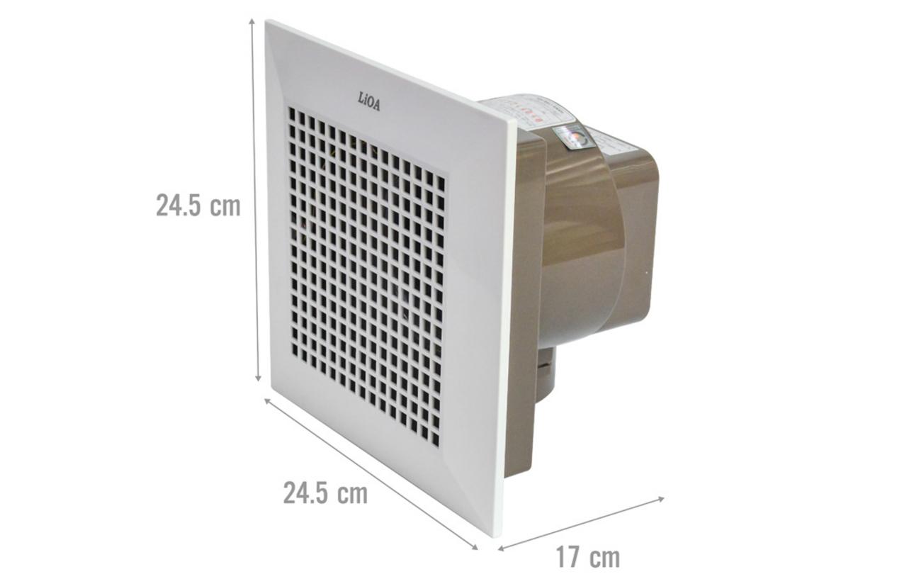 Ống thổi ngang 100mm là điểm mạnh giúp EVF24CU7 nối ống dẫn gió gọn và hiệu quả.